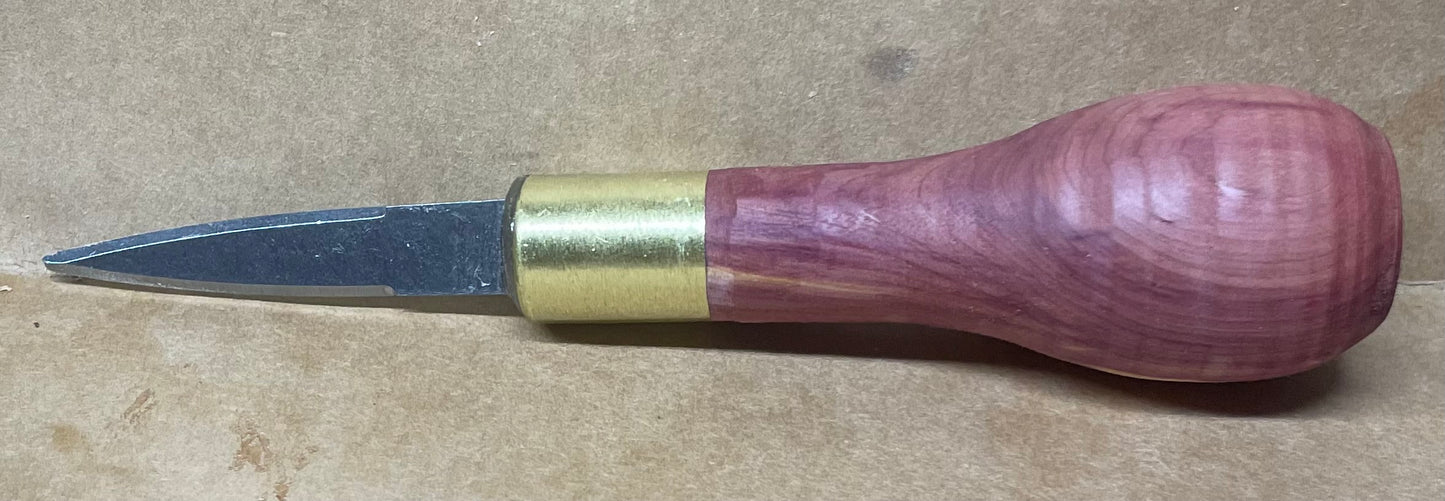 Macy Straight Blade Oyster Knife (Eastern Red Cedar)