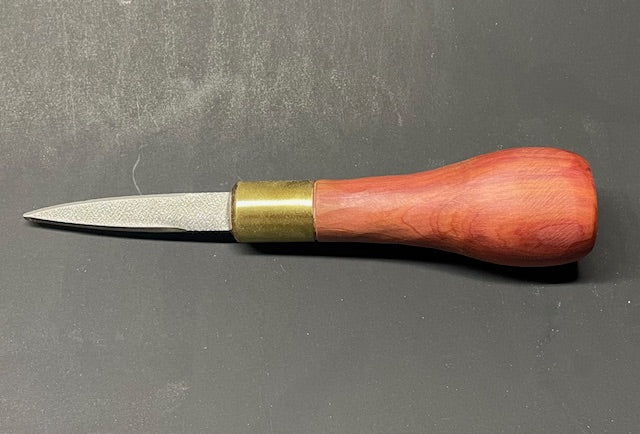 Macy Pro Straight Blade Oyster knife (eastern red cedar)